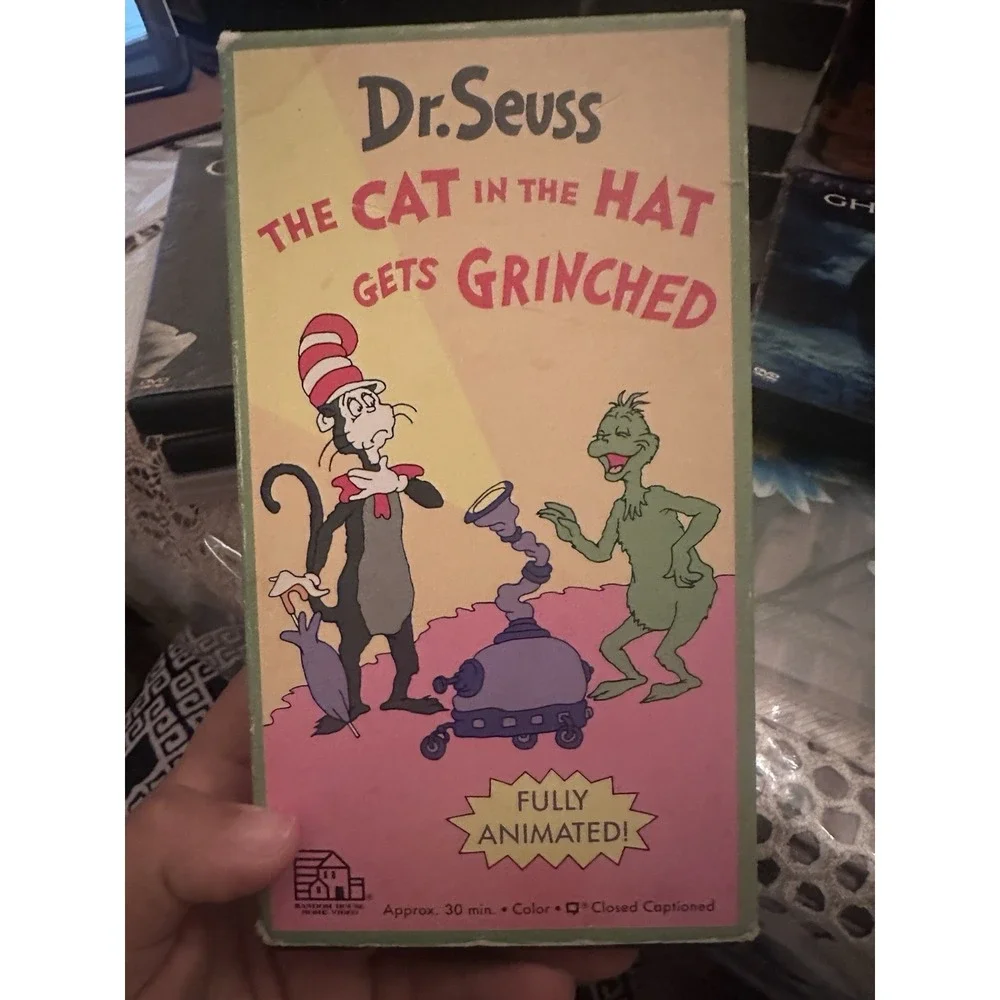 Dr. Seuss the Cat in the Hat Gets Grinched (1992 VHS)